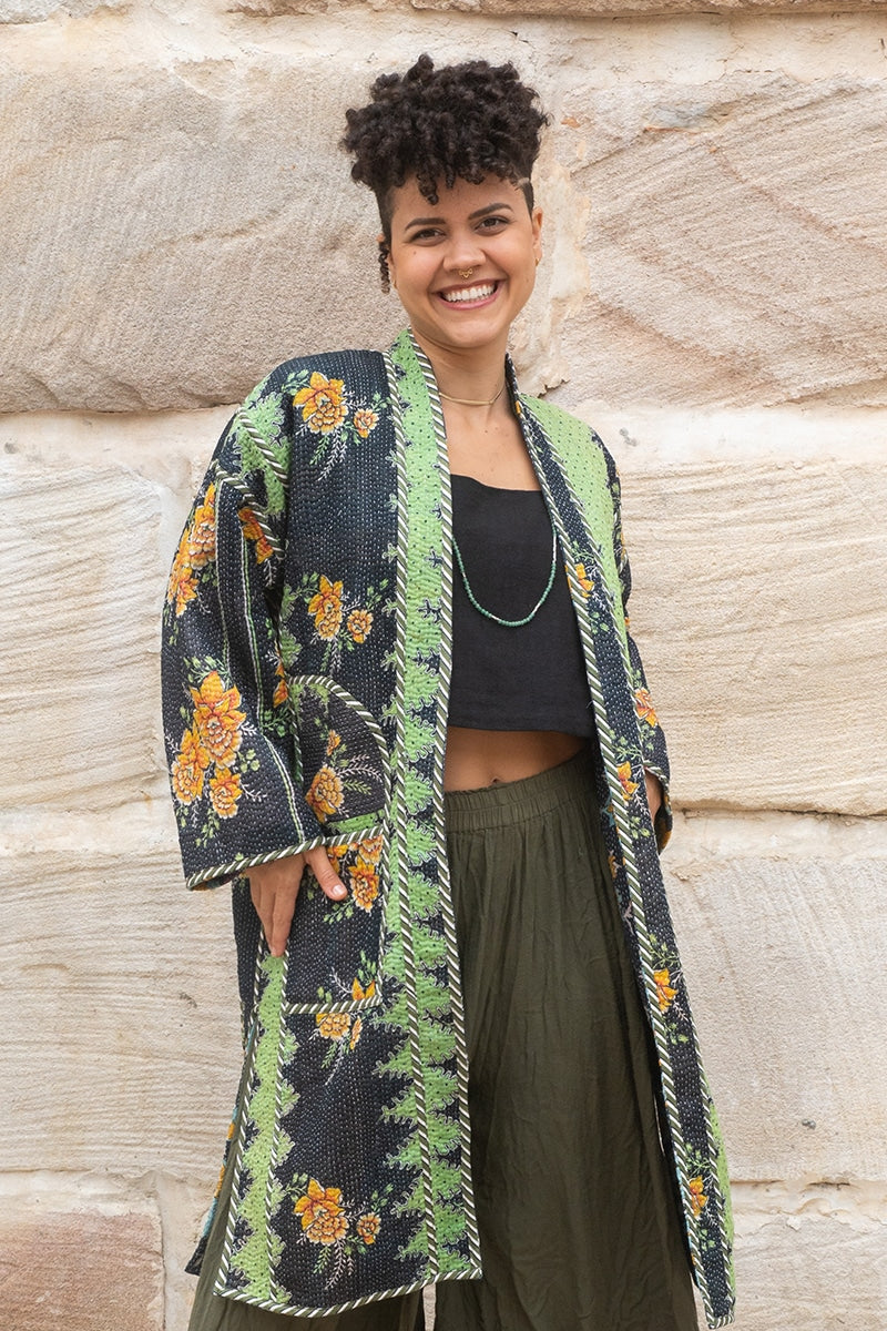 Kantha Dust Coat - Joacha