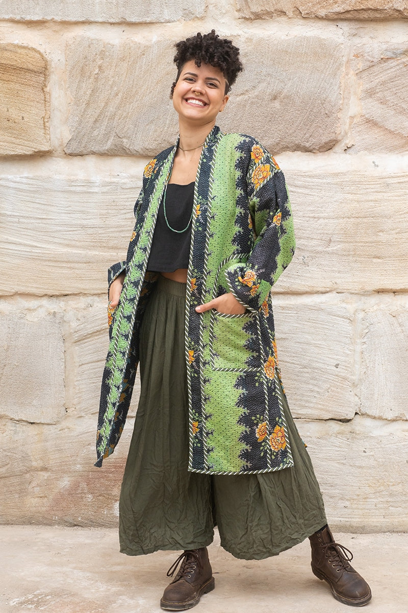 Kantha Dust Coat - Joacha