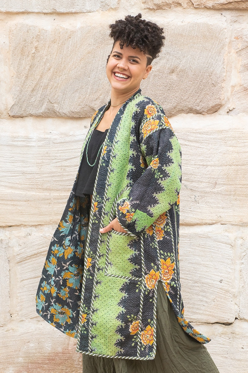 Kantha Dust Coat - Joacha