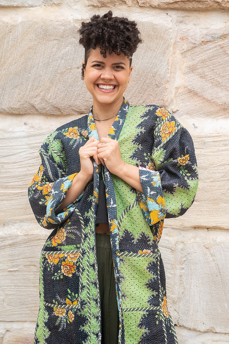 Kantha Dust Coat - Joacha
