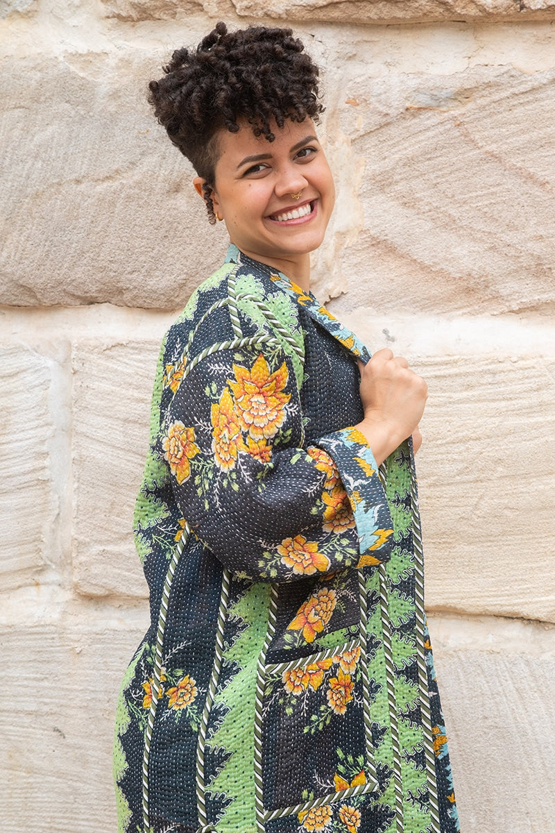 Kantha Dust Coat - Joacha