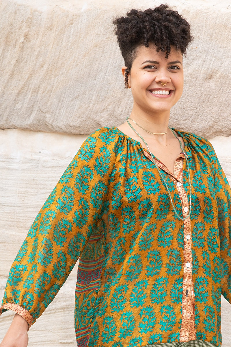 Vintage Sari Lyana - Larkin - Silk