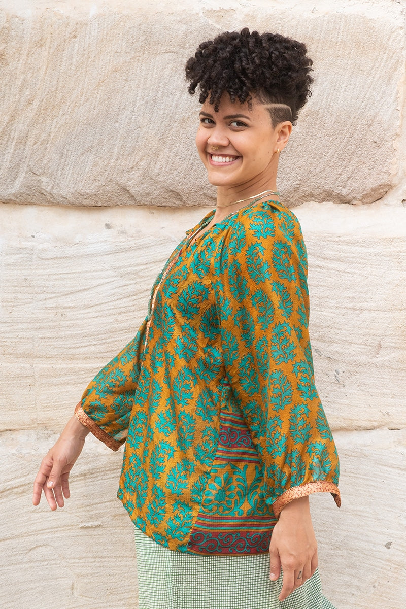 Vintage Sari Lyana - Larkin - Silk