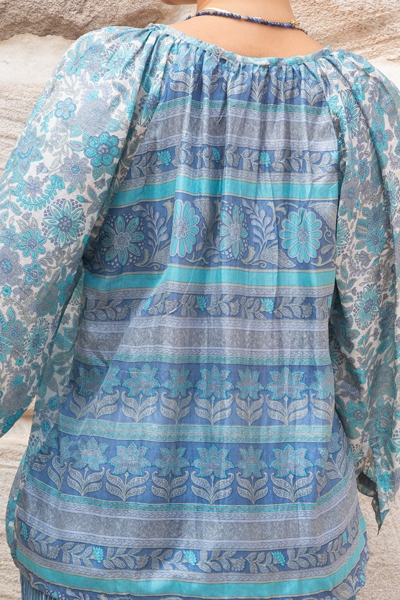 Vintage Sari Lyana - Azuh - Silk