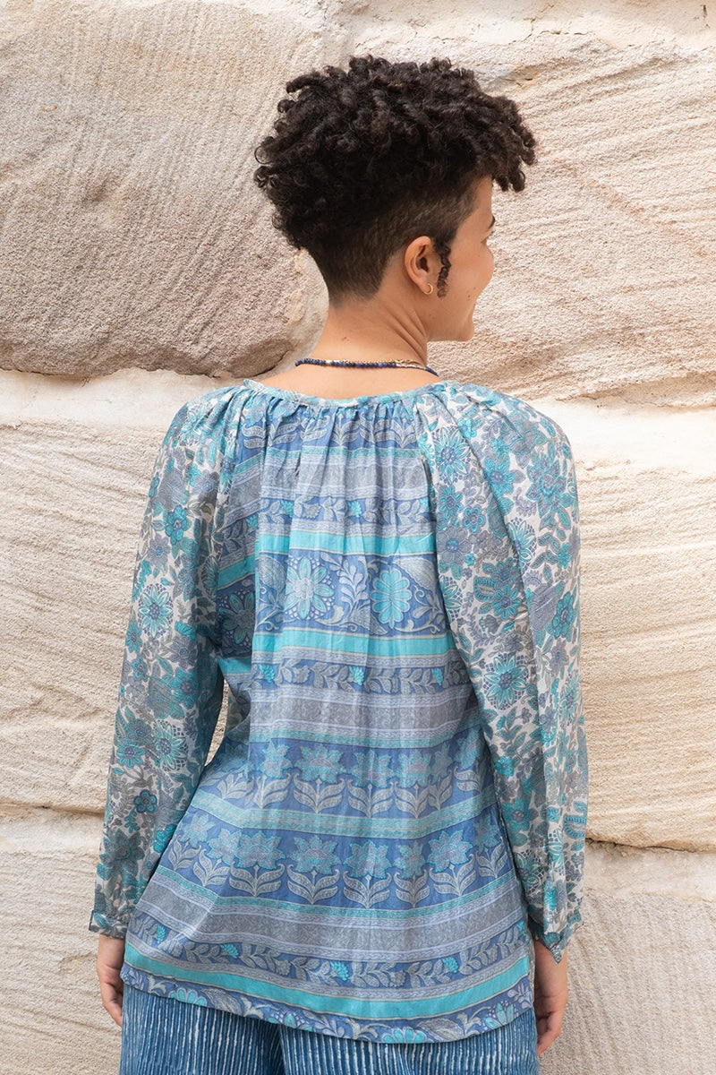 Vintage Sari Lyana - Azuh - Silk