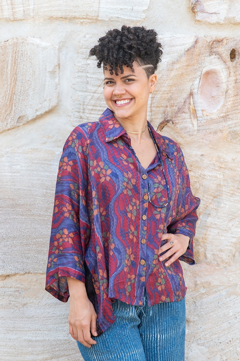 Vintage Sari Amira - Lanzie - Silk/Wool