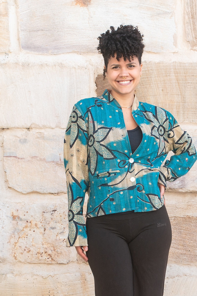 Willow Kantha - Turquesa