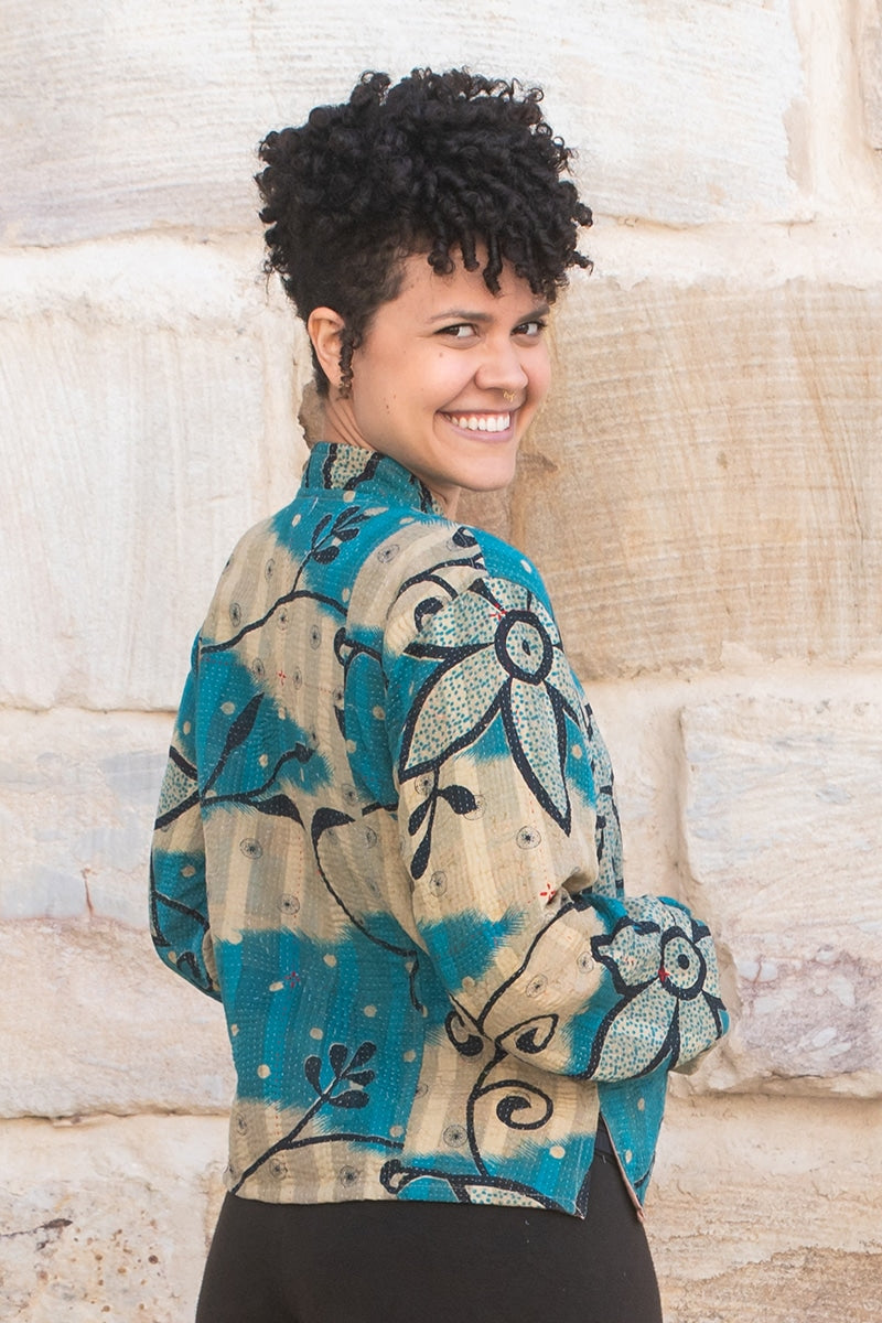 Willow Kantha - Turquesa