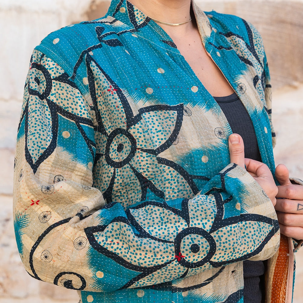 Willow Kantha - Turquesa