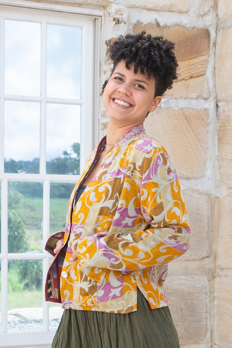 Willow Kantha - Mustarda