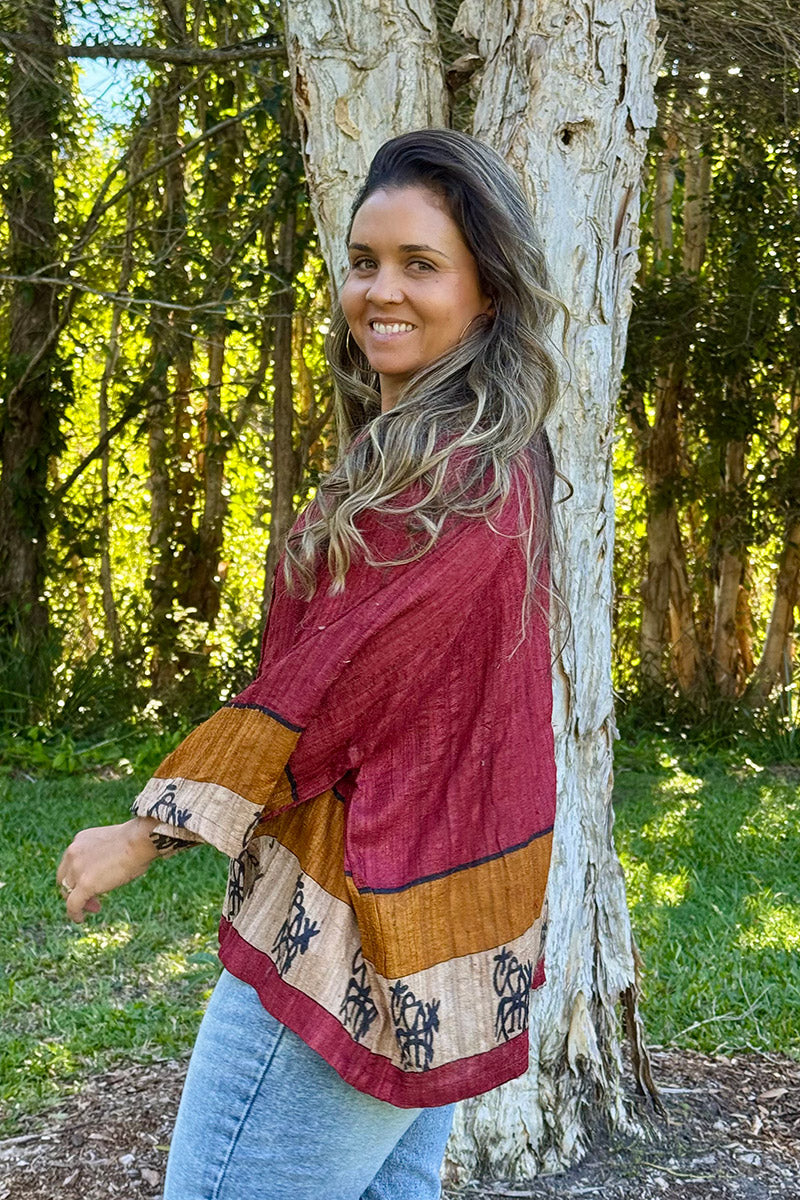 Vintage Sari Amira - Ladakh (wool/silk)