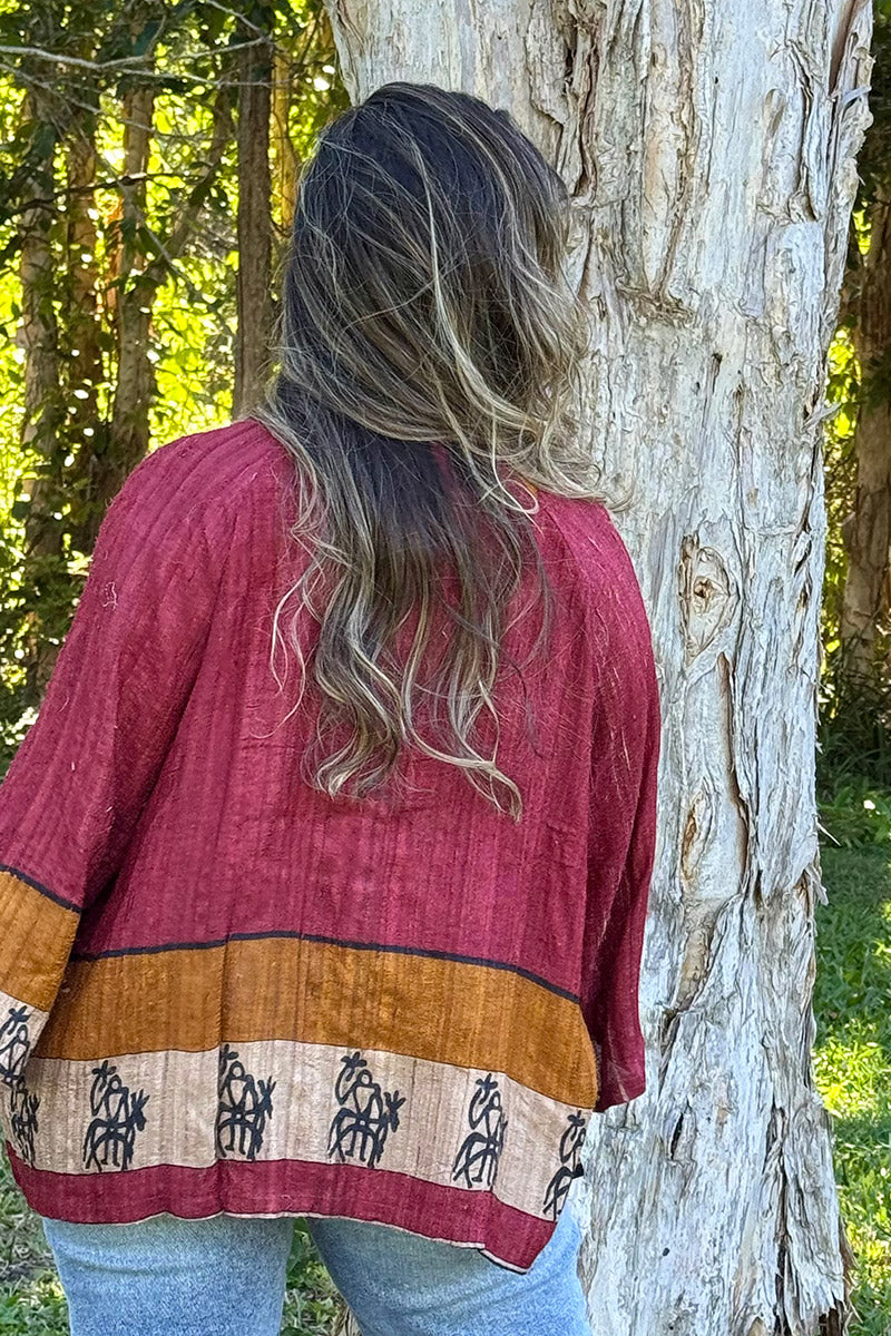 Vintage Sari Amira - Ladakh (wool/silk)