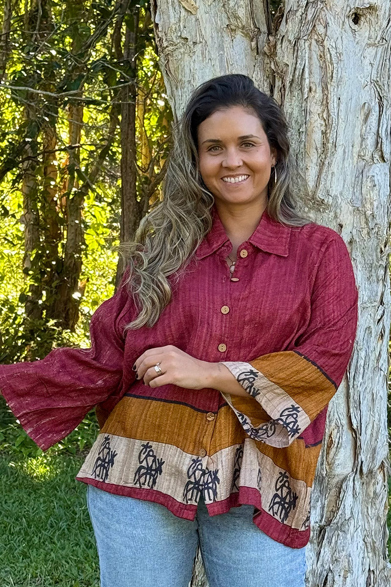 Vintage Sari Amira - Ladakh (wool/silk)