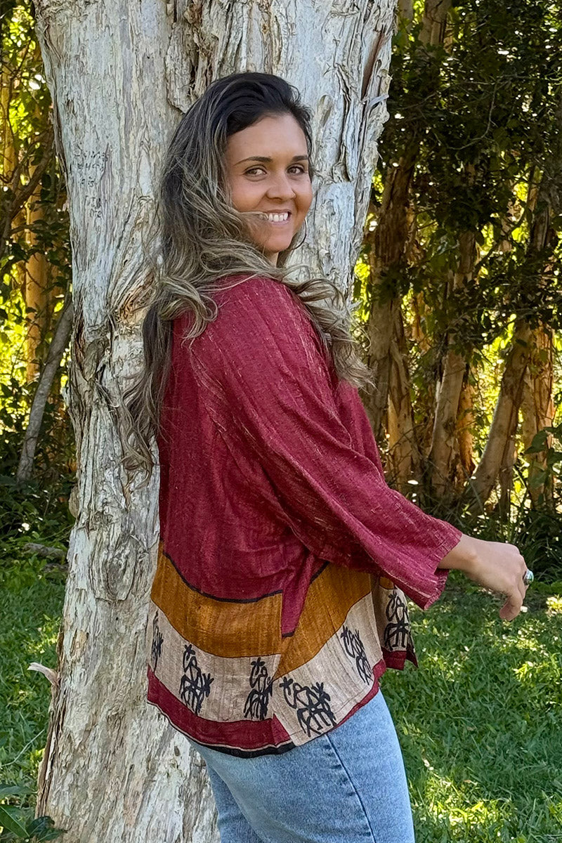 Vintage Sari Amira - Ladakh (wool/silk)
