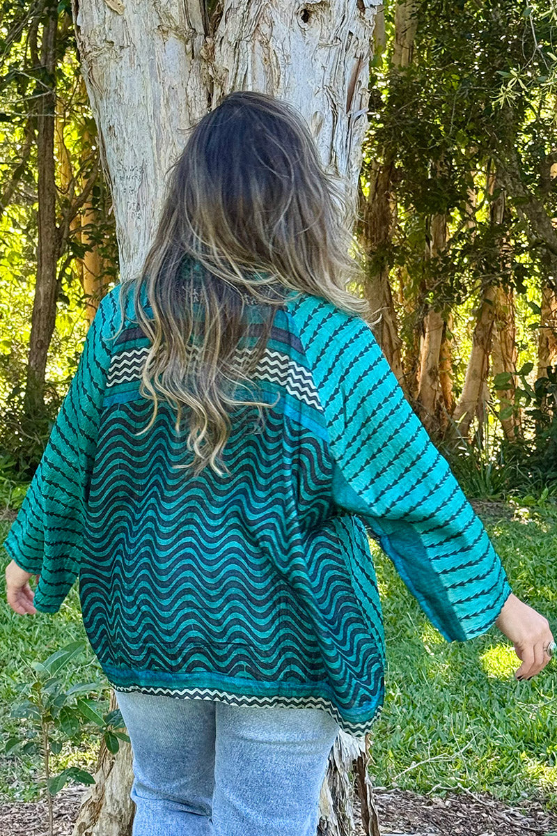 Vintage Sari Amira - Mistral (wool/silk)