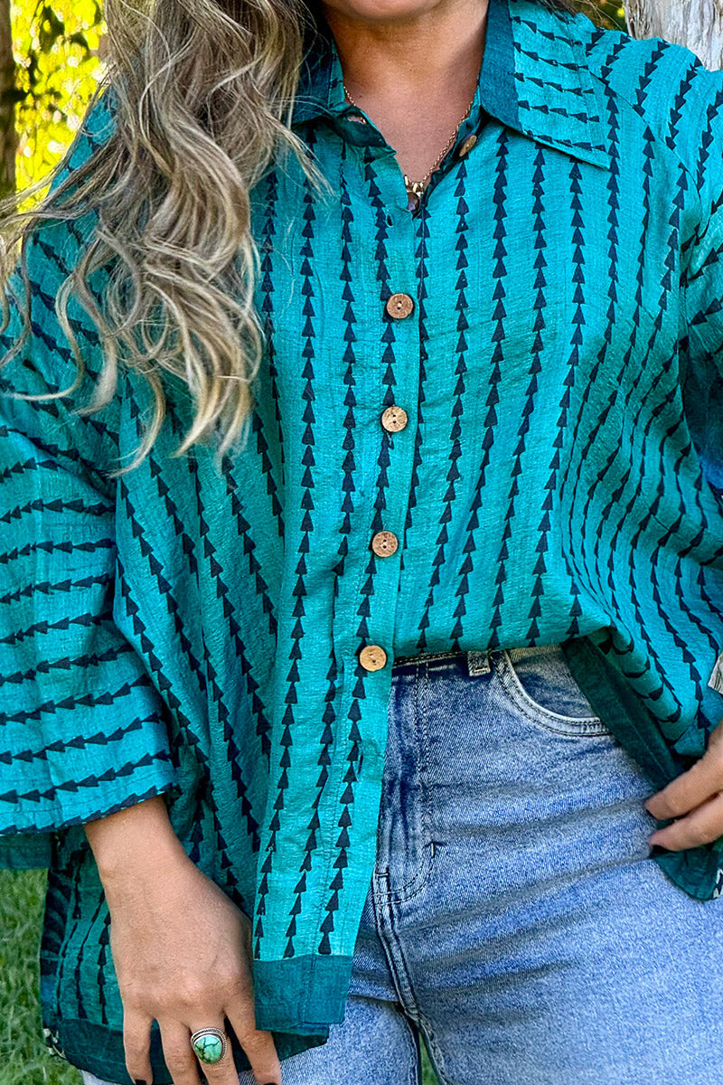 Vintage Sari Amira - Mistral (wool/silk)