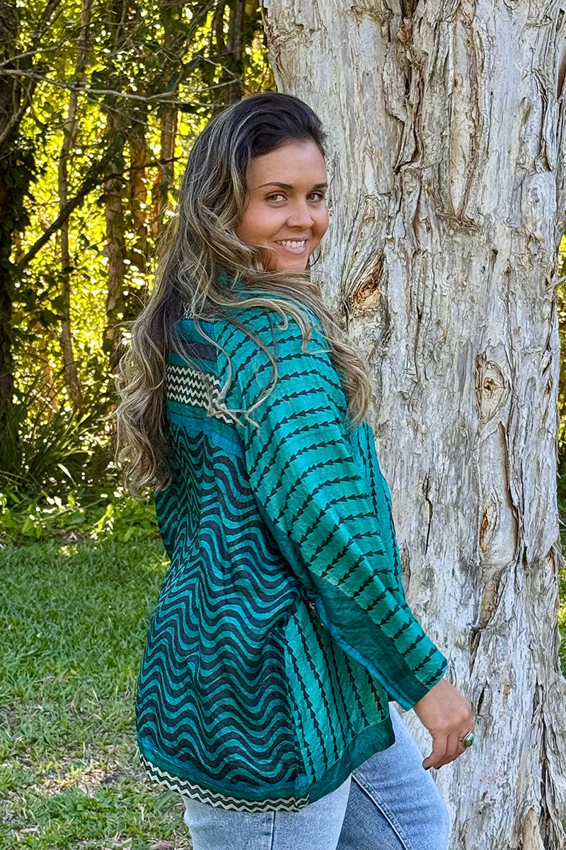 Vintage Sari Amira - Mistral (wool/silk)