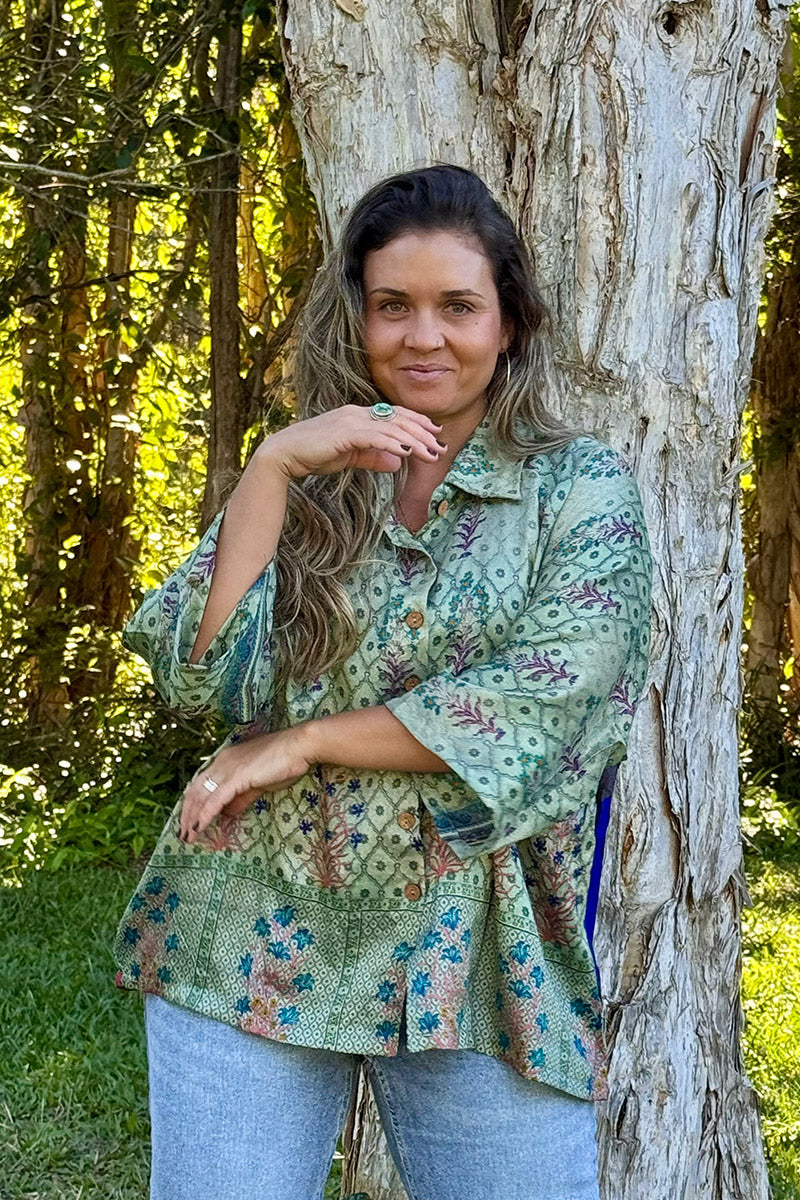 Vintage Sari Amira - Chateau (wool/silk)