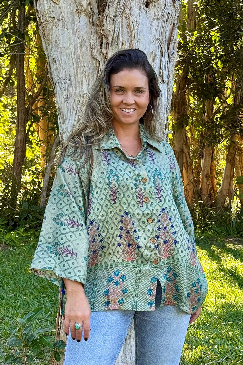 Vintage Sari Amira - Chateau (wool/silk)