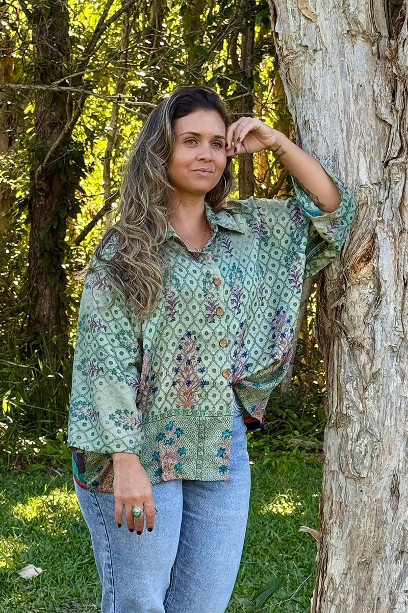 Vintage Sari Amira - Chateau (wool/silk)