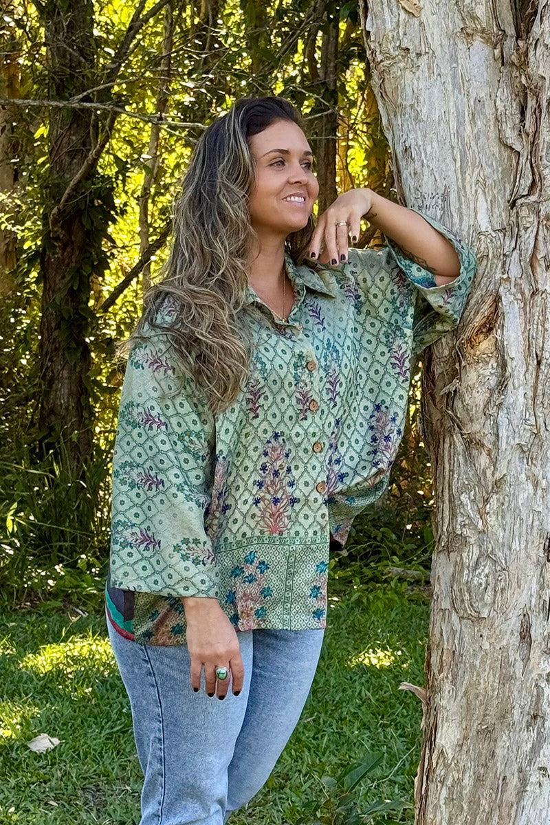 Vintage Sari Amira - Chateau (wool/silk)