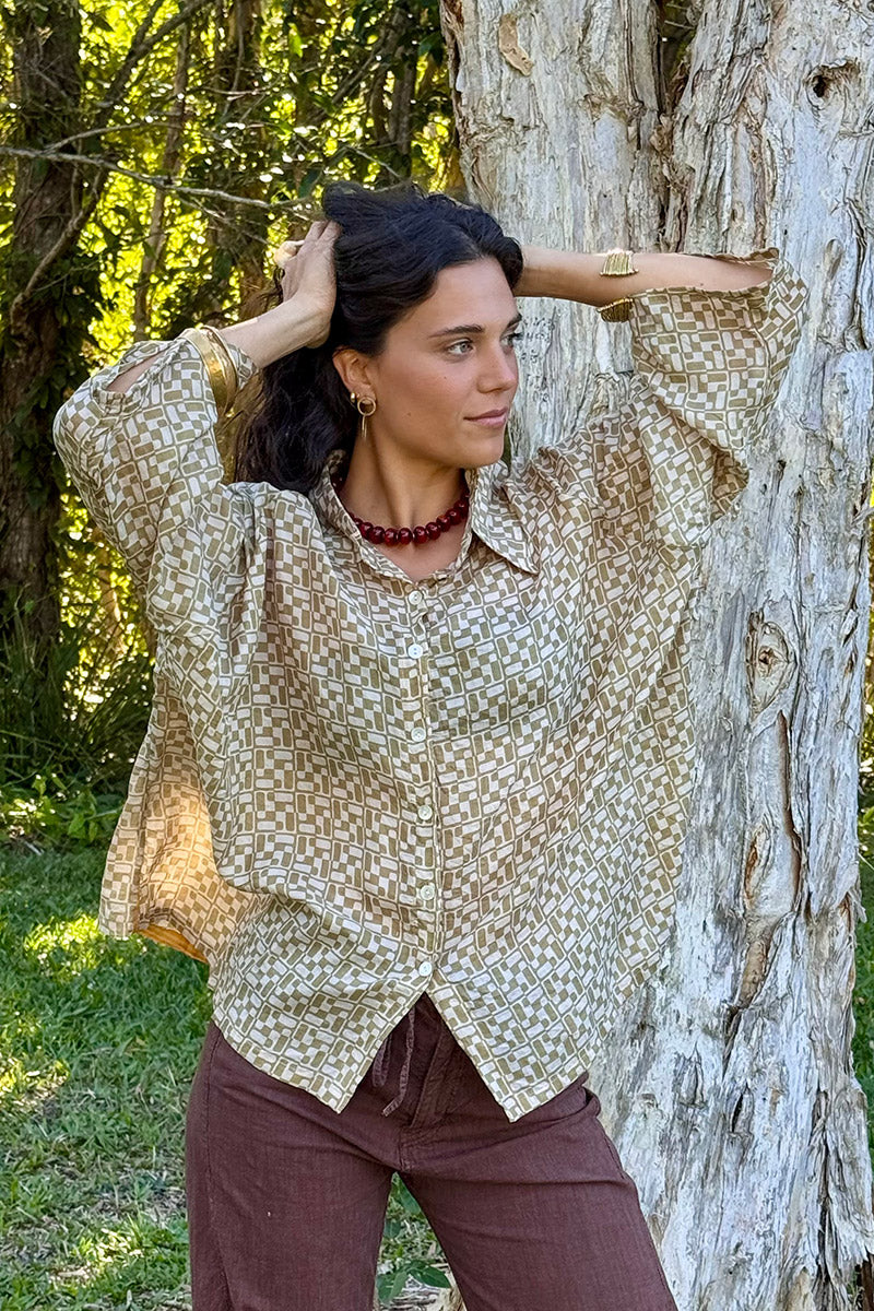 Vintage Sari Amira - Oliana (silk)