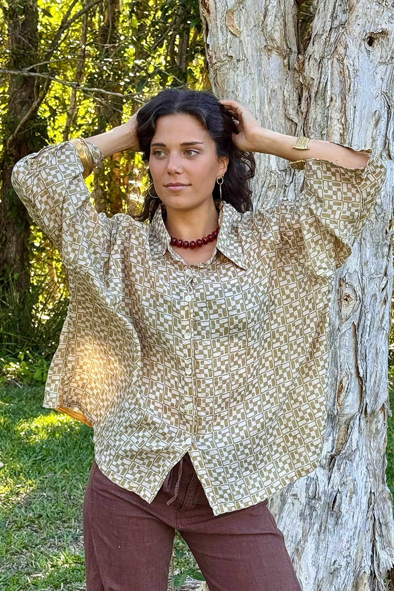 Vintage Sari Amira - Oliana (silk)