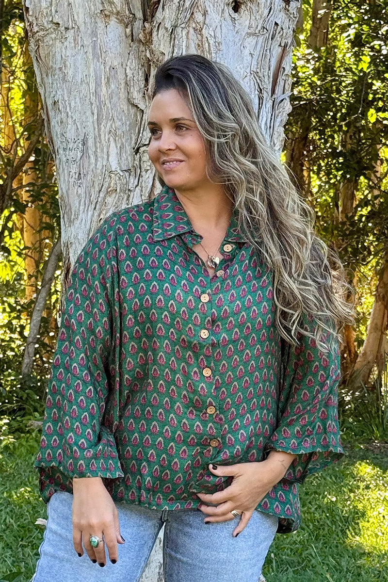 Vintage Sari Amira - Parvati (wool/silk)