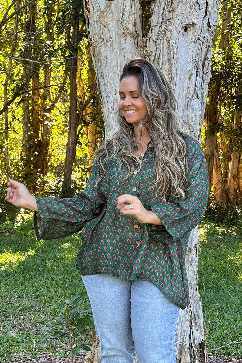 Vintage Sari Amira - Parvati (wool/silk)