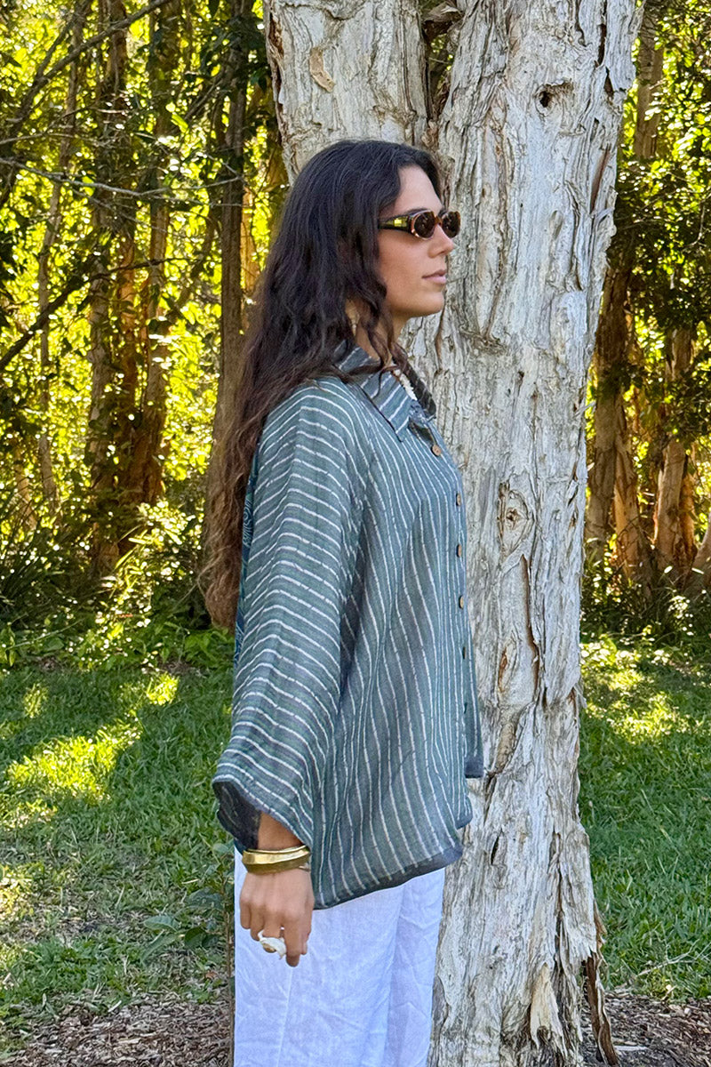 Vintage Sari Amira - Rene (wool/silk)