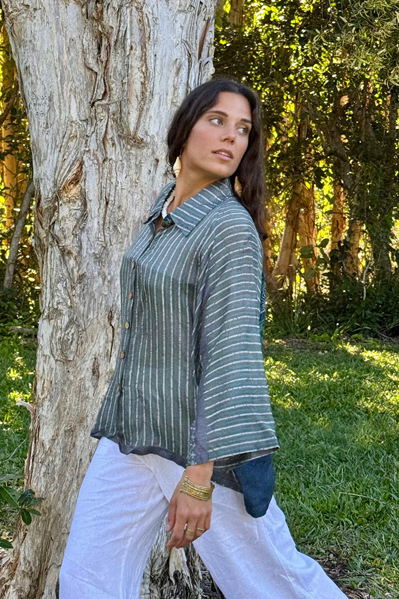Vintage Sari Amira - Rene (wool/silk)