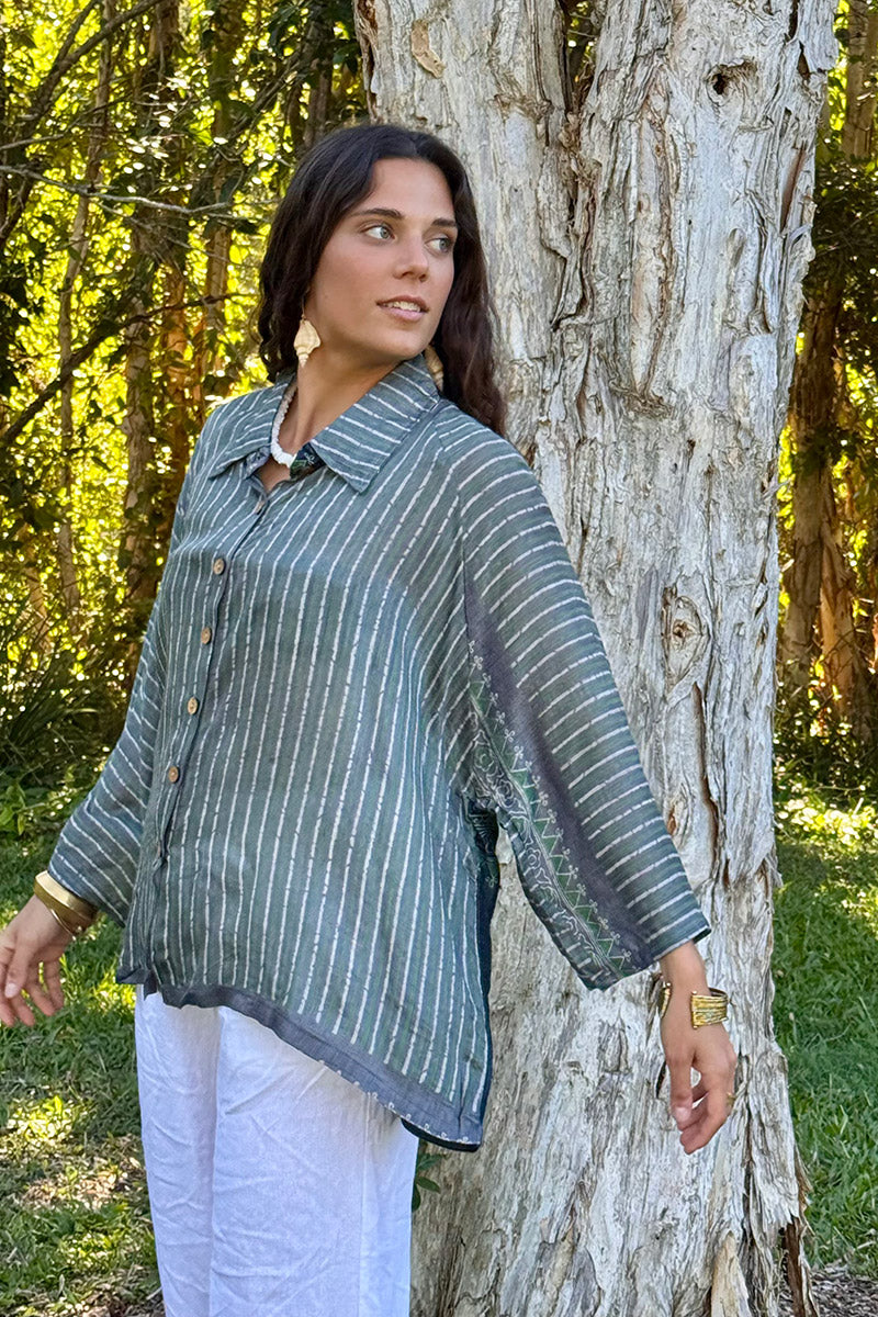 Vintage Sari Amira - Rene (wool/silk)