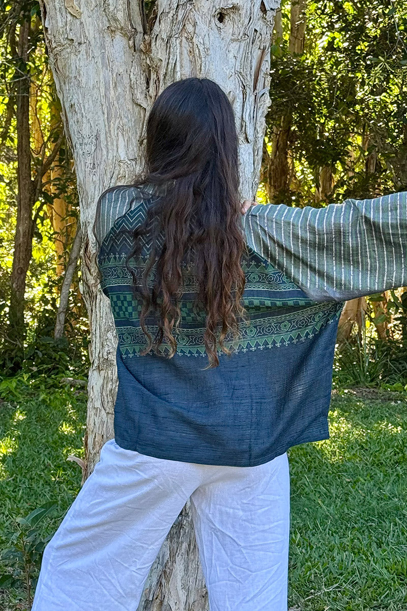 Vintage Sari Amira - Rene (wool/silk)