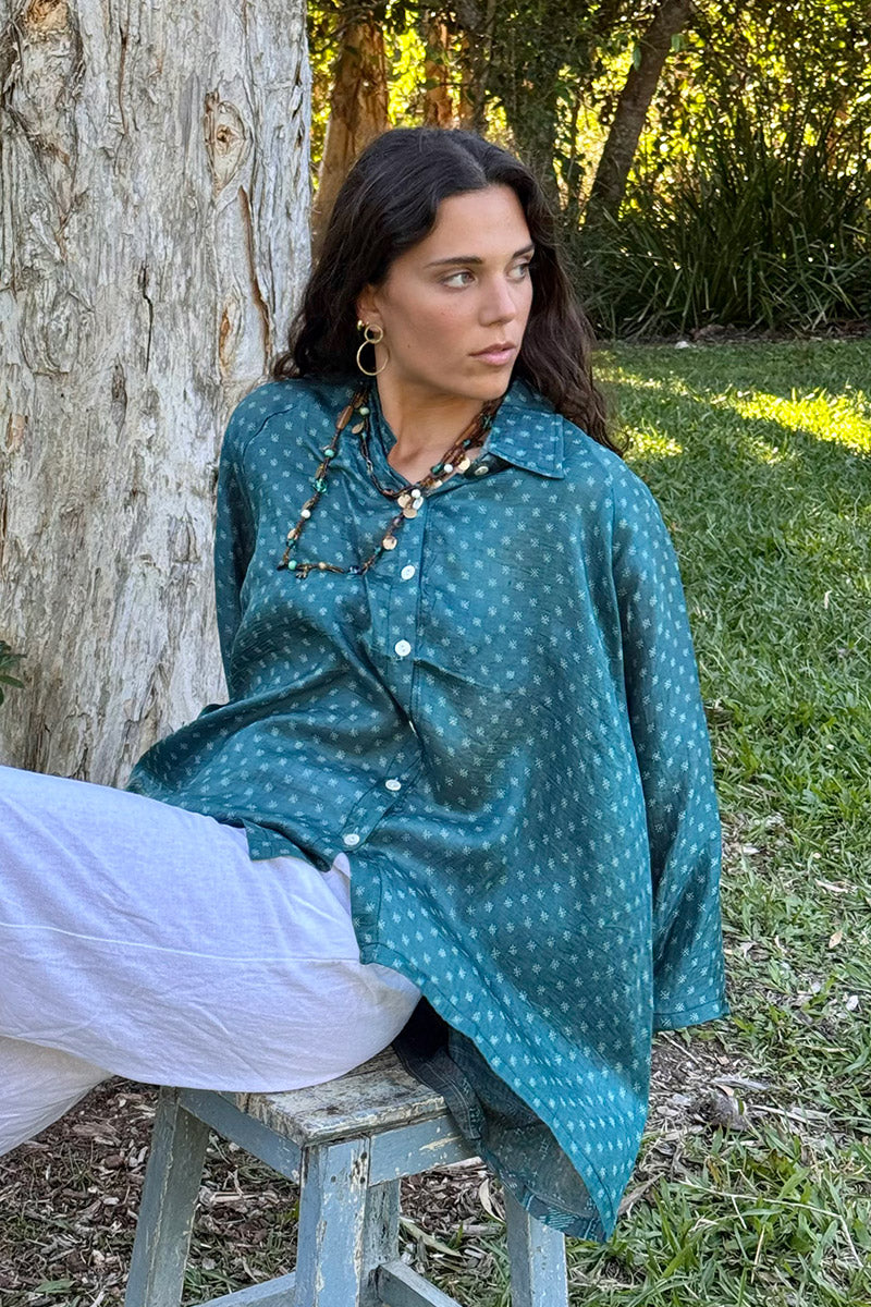 Vintage Sari Amira - Emerelle (silk)
