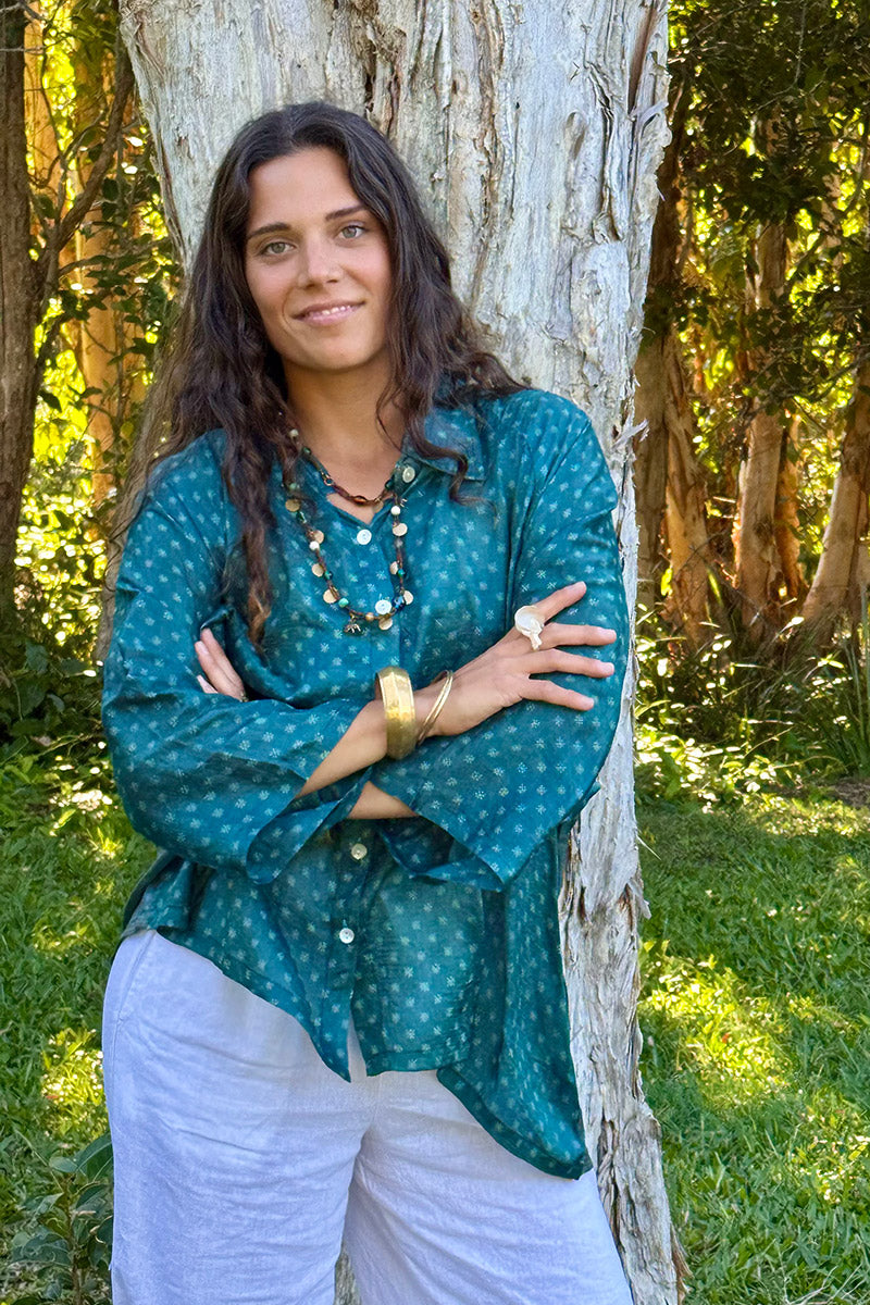 Vintage Sari Amira - Emerelle (silk)