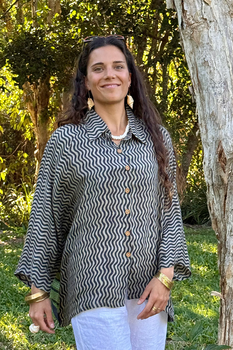 Vintage Sari Amira - Takla (wool/silk)