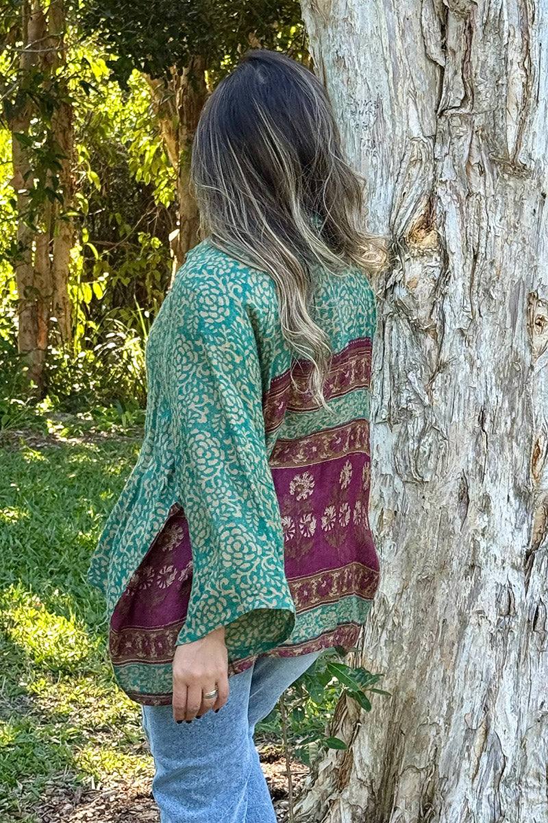 Vintage Sari Amira - Maisi (wool/silk)