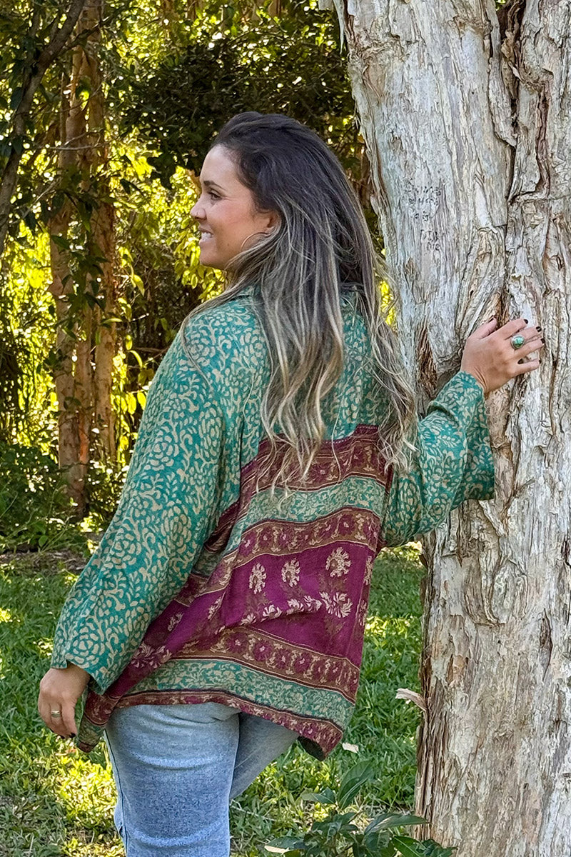 Vintage Sari Amira - Maisi (wool/silk)
