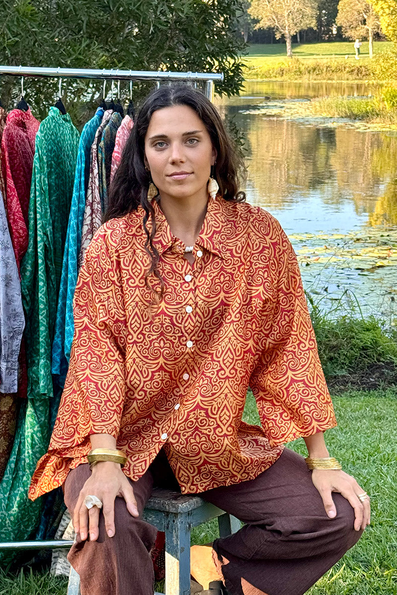 Vintage Sari Amira - Solenne (silk)