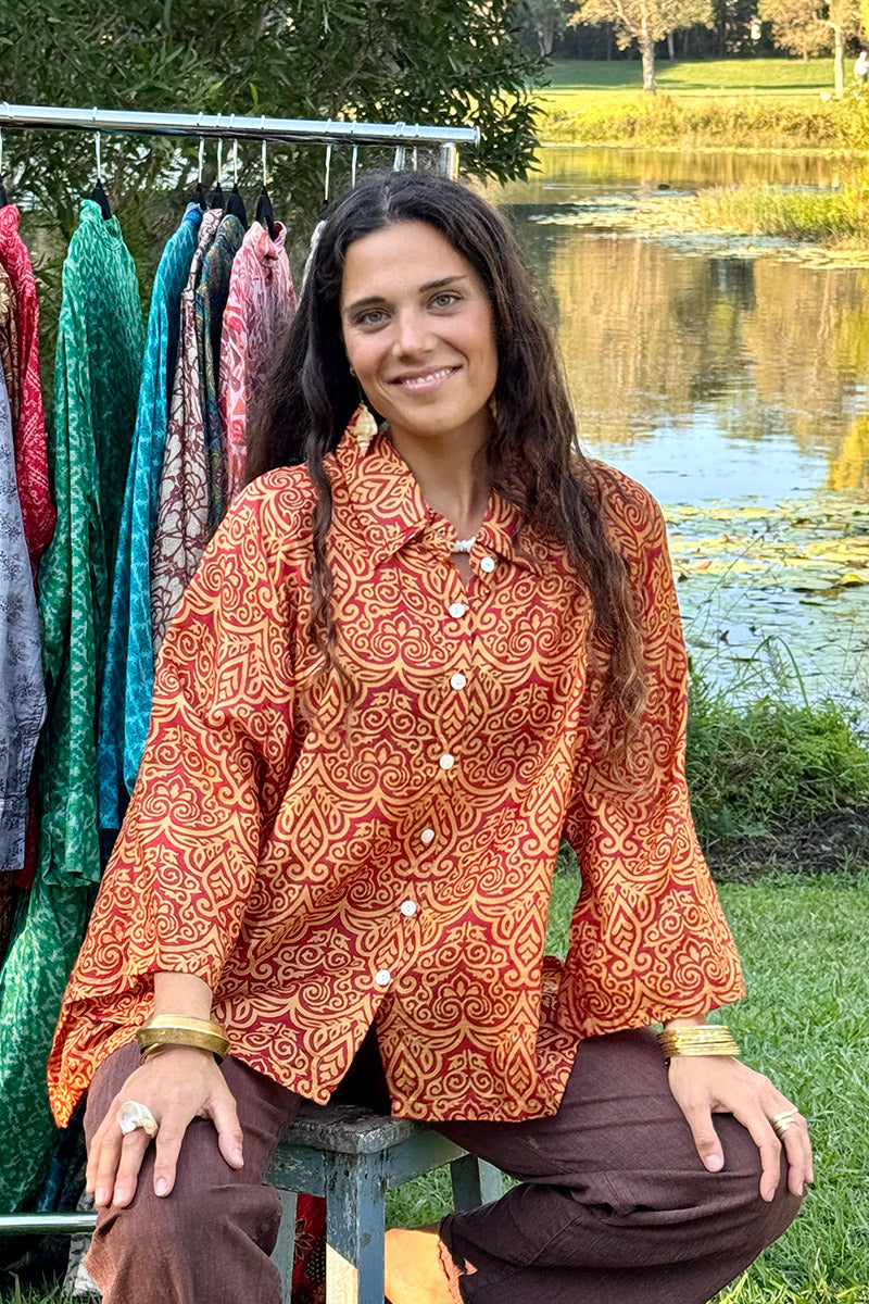 Vintage Sari Amira - Solenne (silk)