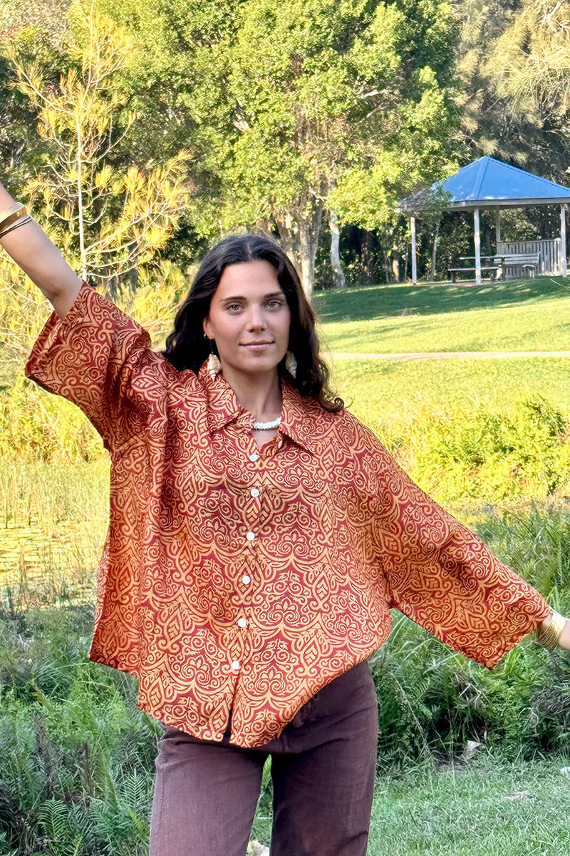 Vintage Sari Amira - Solenne (silk)