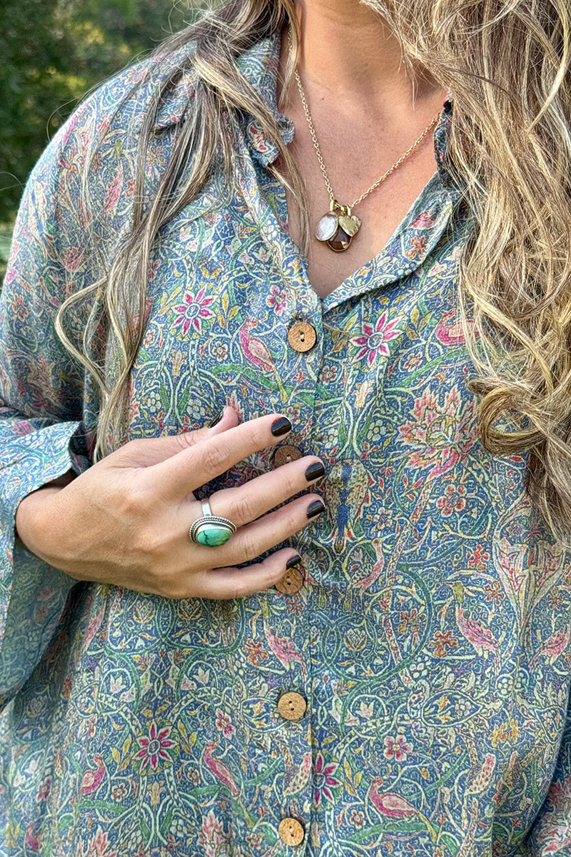 Vintage Sari Amira - Maisi (wool/silk)