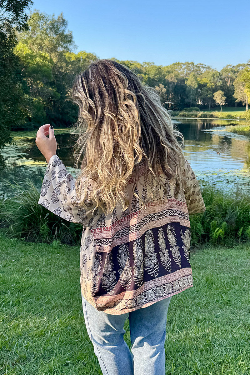 Vintage Sari Amira - Parvati (wool/silk)