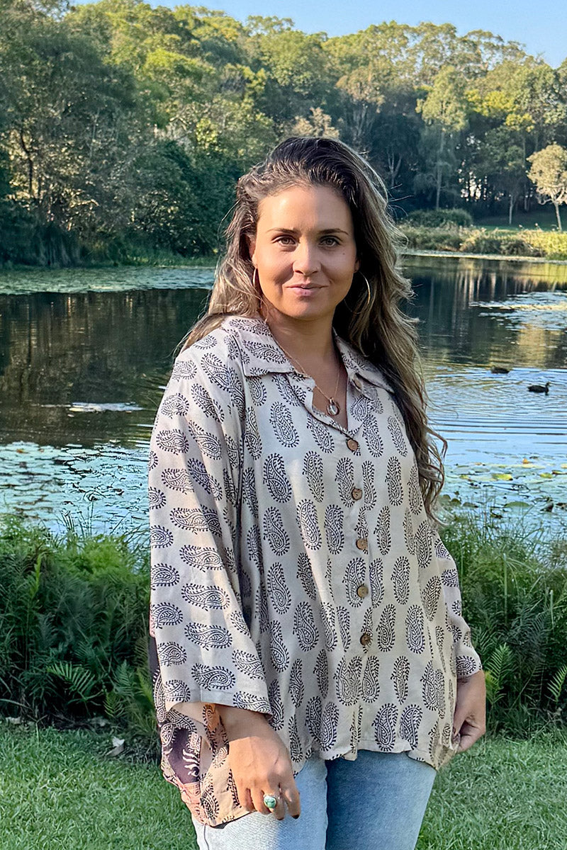 Vintage Sari Amira - Parvati (wool/silk)