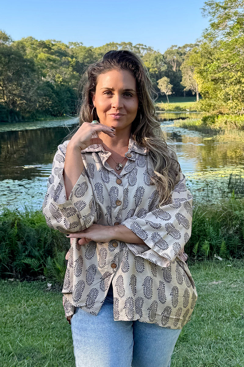 Vintage Sari Amira - Parvati (wool/silk)