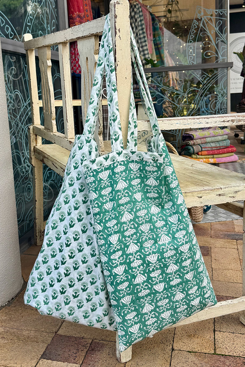 Two-Way Tote Bag - Jade