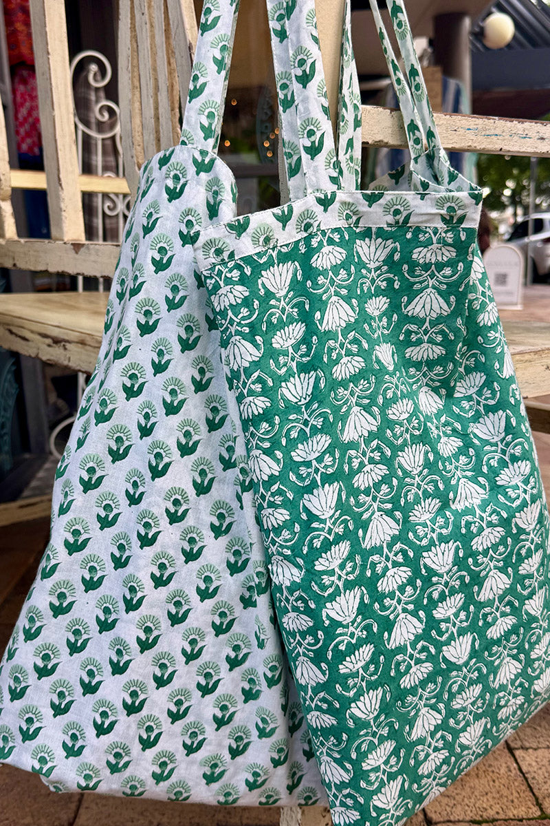 Two-Way Tote Bag - Jade