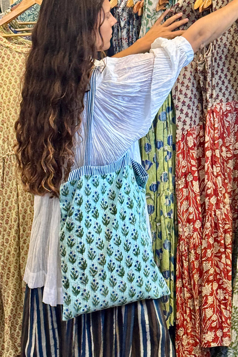 Two-Way Tote Bag - Sea Meadow