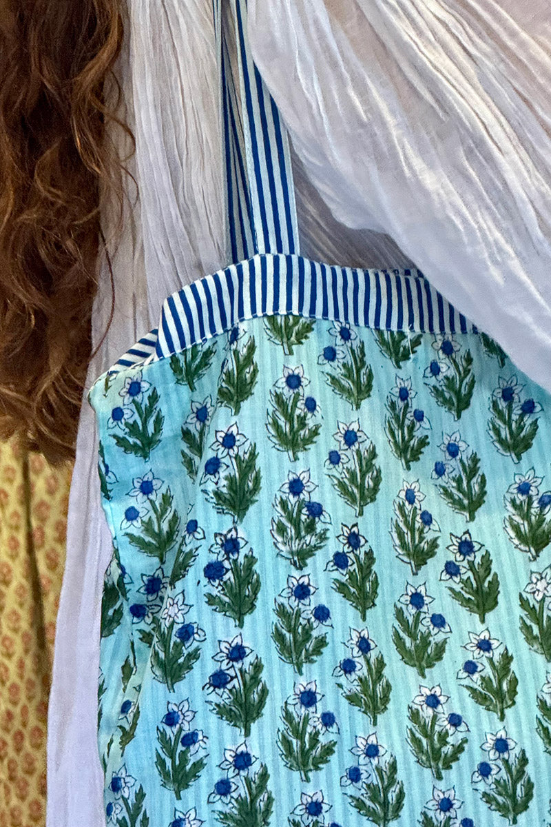 Two-Way Tote Bag - Sea Meadow