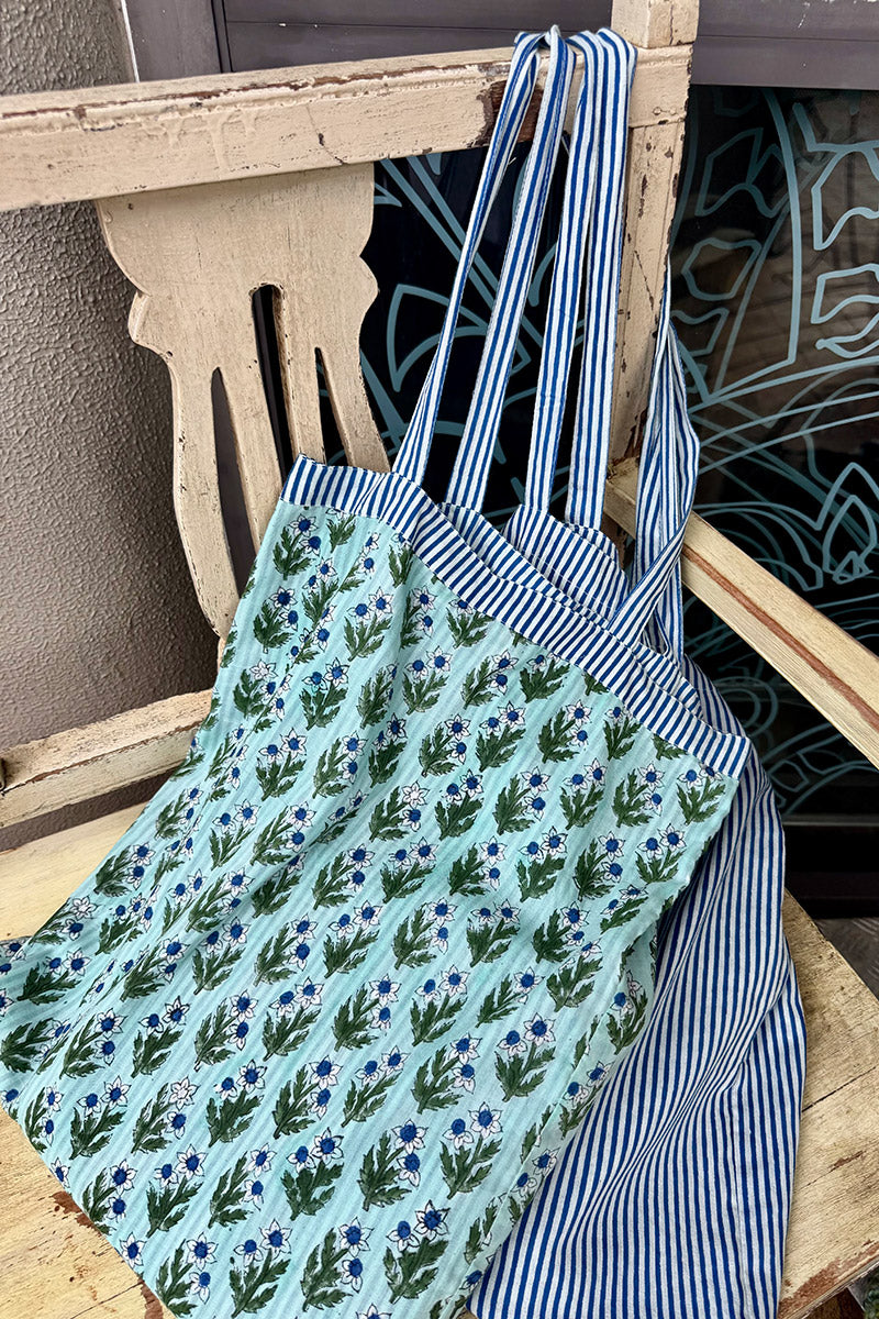 Two-Way Tote Bag - Sea Meadow